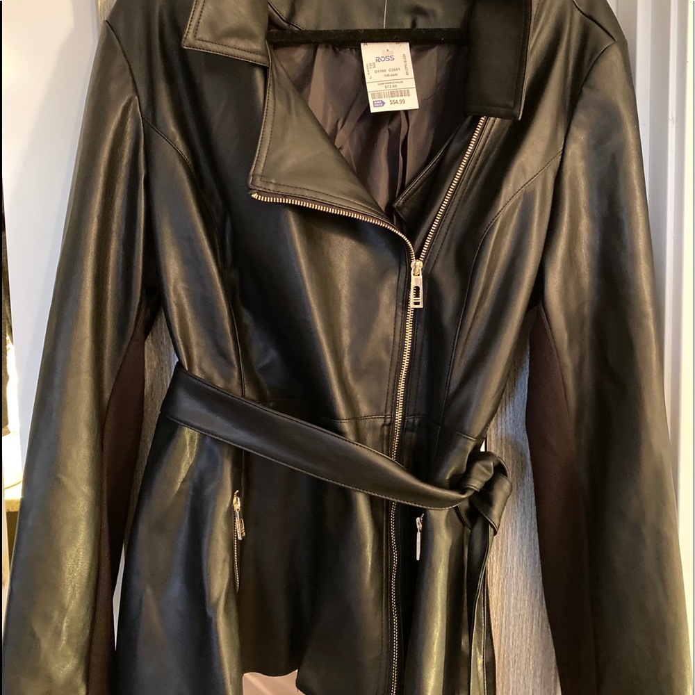 Ivanka Trump Faux Leather Jacket